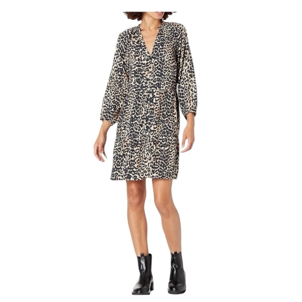 NWT! The Drop Caralynmirand Leopard Print Dress. Size XXS.
